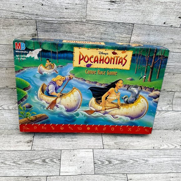 Milton Bradley Disney Pocahontas Canoe Race Game - 2 to 4 Players, Ages 7 & Up - Picture 1 of 10